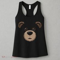 Bear Face Halloween Costume Brown Bear Animal Women's Tank Top thumb 3