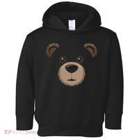 Bear Face Halloween Costume Brown Bear Animal Toddler Hoodie thumb 0
