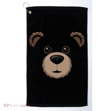 Bear Face Halloween Costume Brown Bear Animal Golf Towel