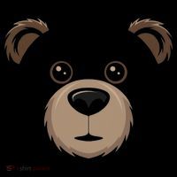 Bear Face Halloween Costume Brown Bear Animal Kids T-Shirt thumb 4