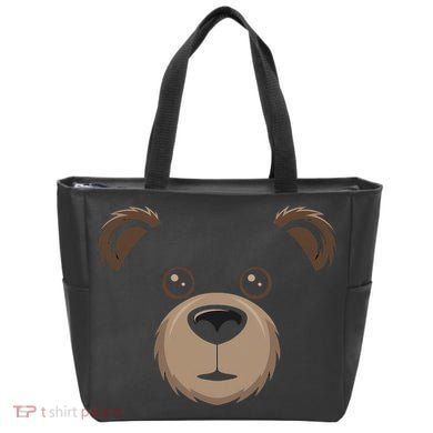 Bear Face Halloween Costume Brown Bear Animal Tote Bag