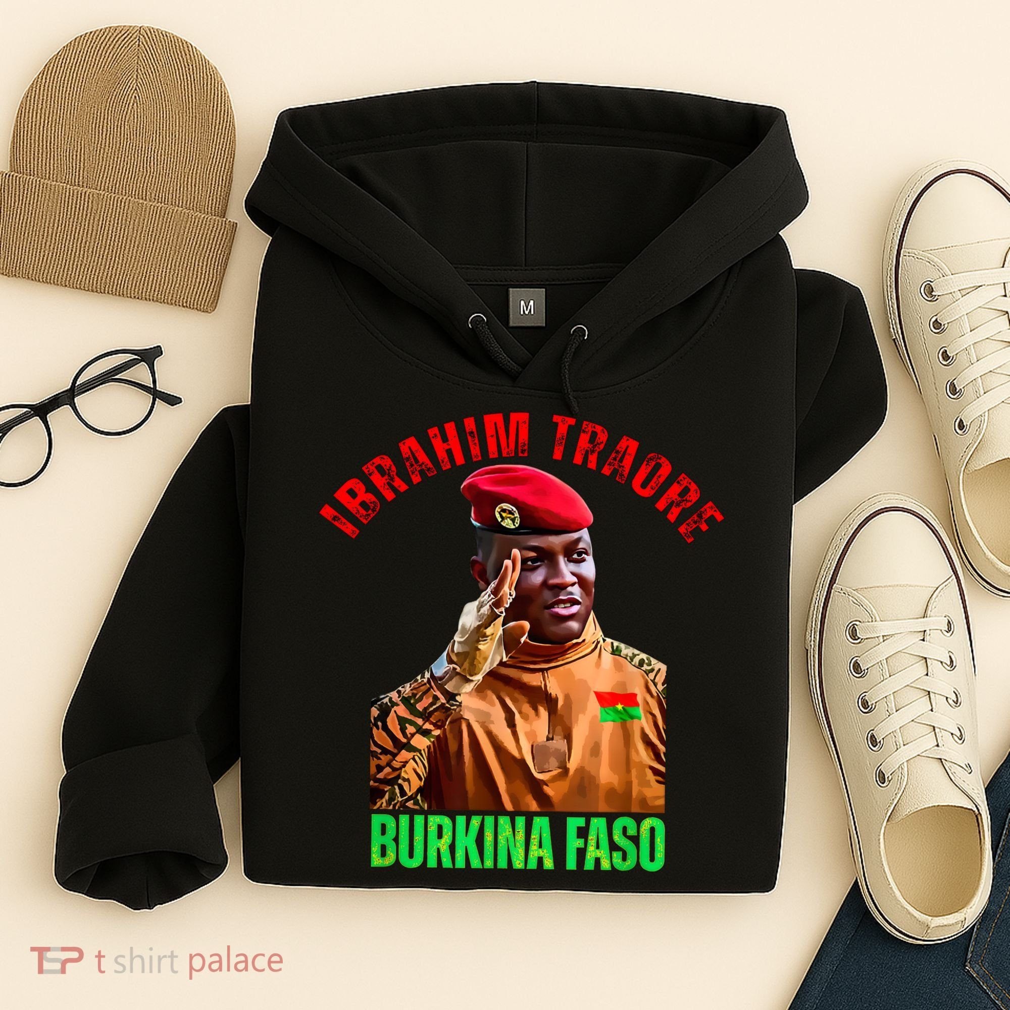Burkina Faso- Ibrahim Traoré Thomas Sankara Hoodie