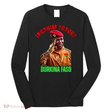 Burkina Faso- Ibrahim Traoré Thomas Sankara Long Sleeve Shirt