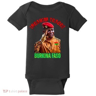 Burkina Faso- Ibrahim Traoré Thomas Sankara Baby Bodysuit