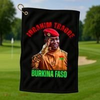 Burkina Faso- Ibrahim Traoré Thomas Sankara Golf Towel thumb 1
