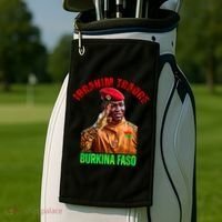 Burkina Faso- Ibrahim Traoré Thomas Sankara Golf Towel thumb 2