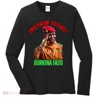 Burkina Faso- Ibrahim Traoré Thomas Sankara Women's Long Sleeve Shirt thumb 0