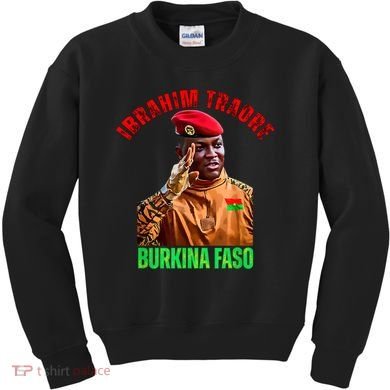 Burkina Faso- Ibrahim Traoré Thomas Sankara Kids Sweatshirt
