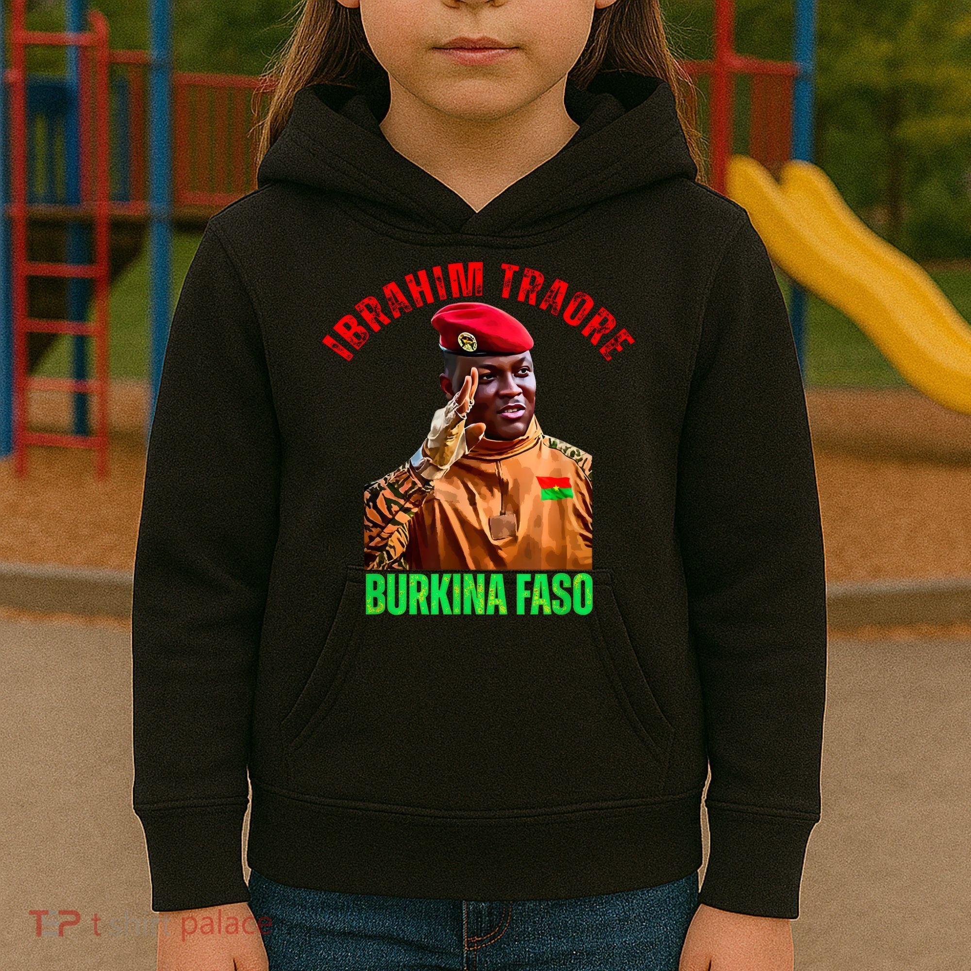 Burkina Faso- Ibrahim Traoré Thomas Sankara Kids Hoodie