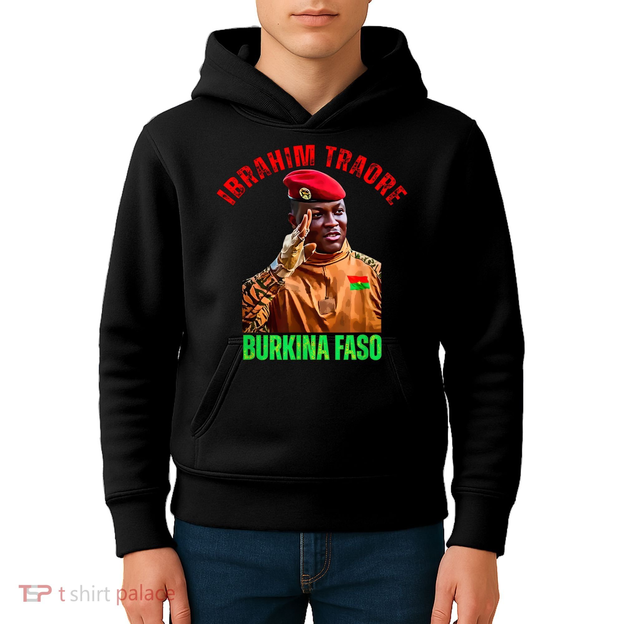 Burkina Faso- Ibrahim Traoré Thomas Sankara Kids Hoodie
