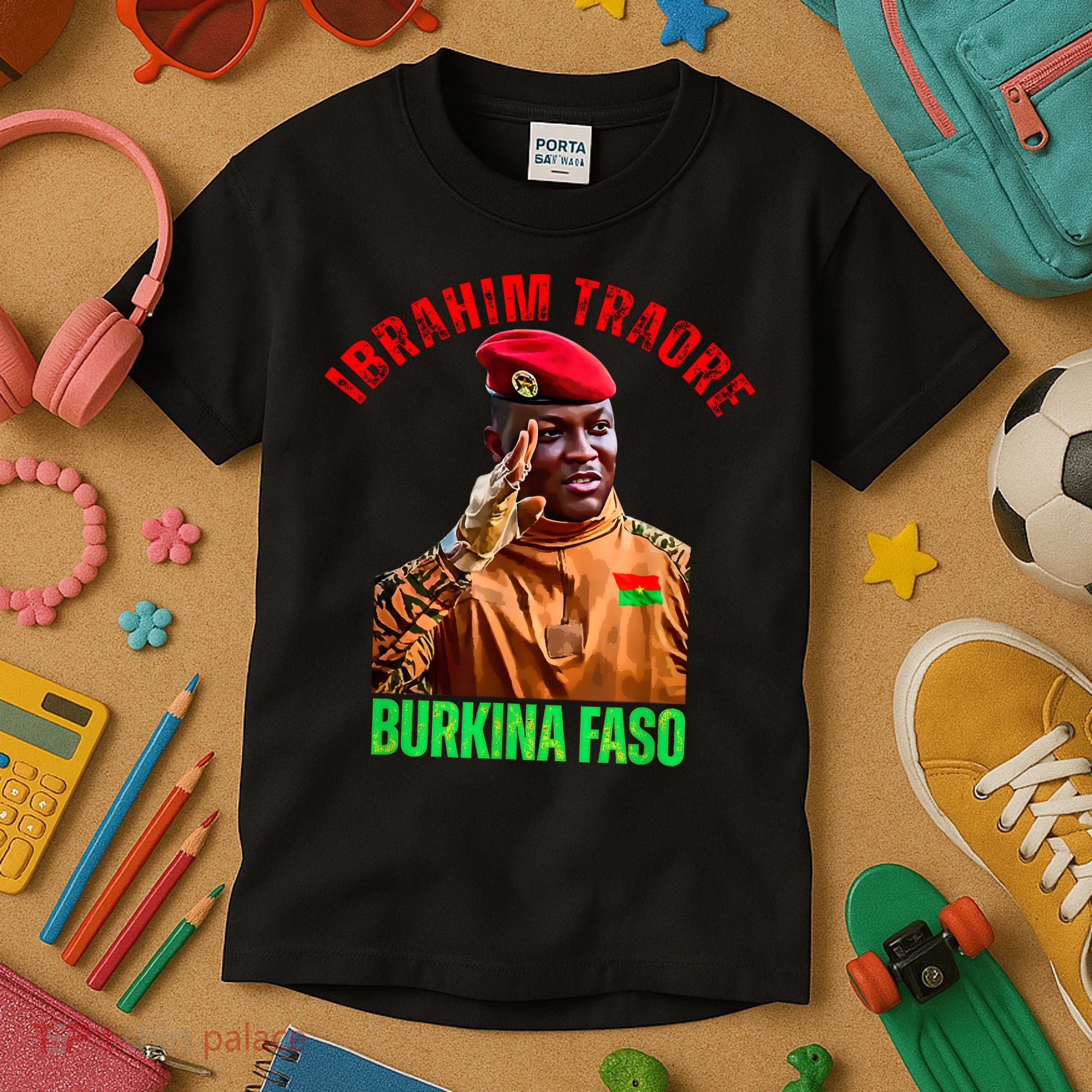 Burkina Faso- Ibrahim Traoré Thomas Sankara Kids T-Shirt