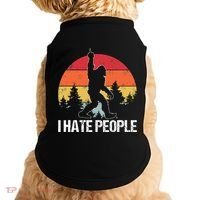 Big Foot I Hate People Middle Finger Sasquatch Doggie Tank thumb 0