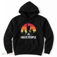Big Foot I Hate People Middle Finger Sasquatch Hoodie thumb 0