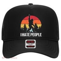 Big Foot I Hate People Middle Finger Sasquatch Hat thumb 0