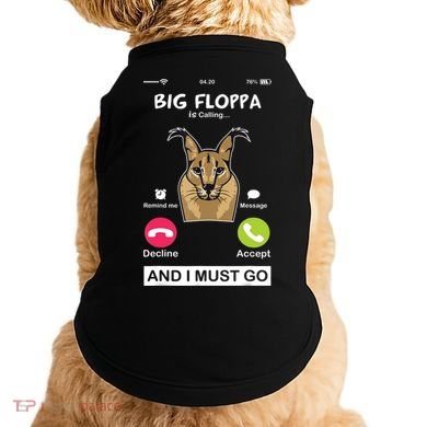 Big Floppa Is Calling Caracal Big Cat Floopa Memes Doggie Tank