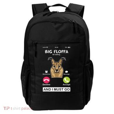 Big Floppa Is Calling Caracal Big Cat Floopa Memes Backpack
