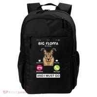 Big Floppa Is Calling Caracal Big Cat Floopa Memes Backpack thumb 0
