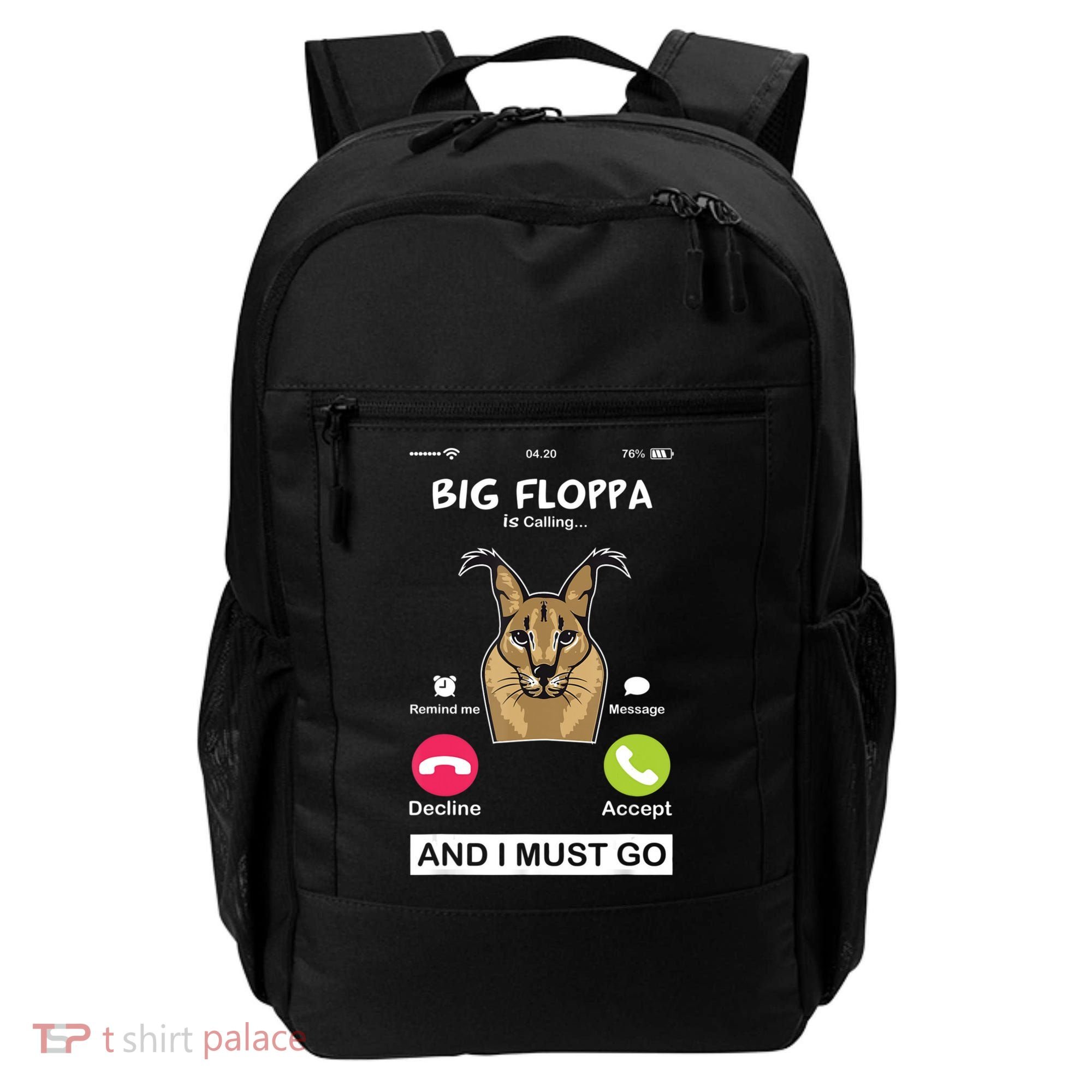 Big Floppa Is Calling Caracal Big Cat Floopa Memes Backpack