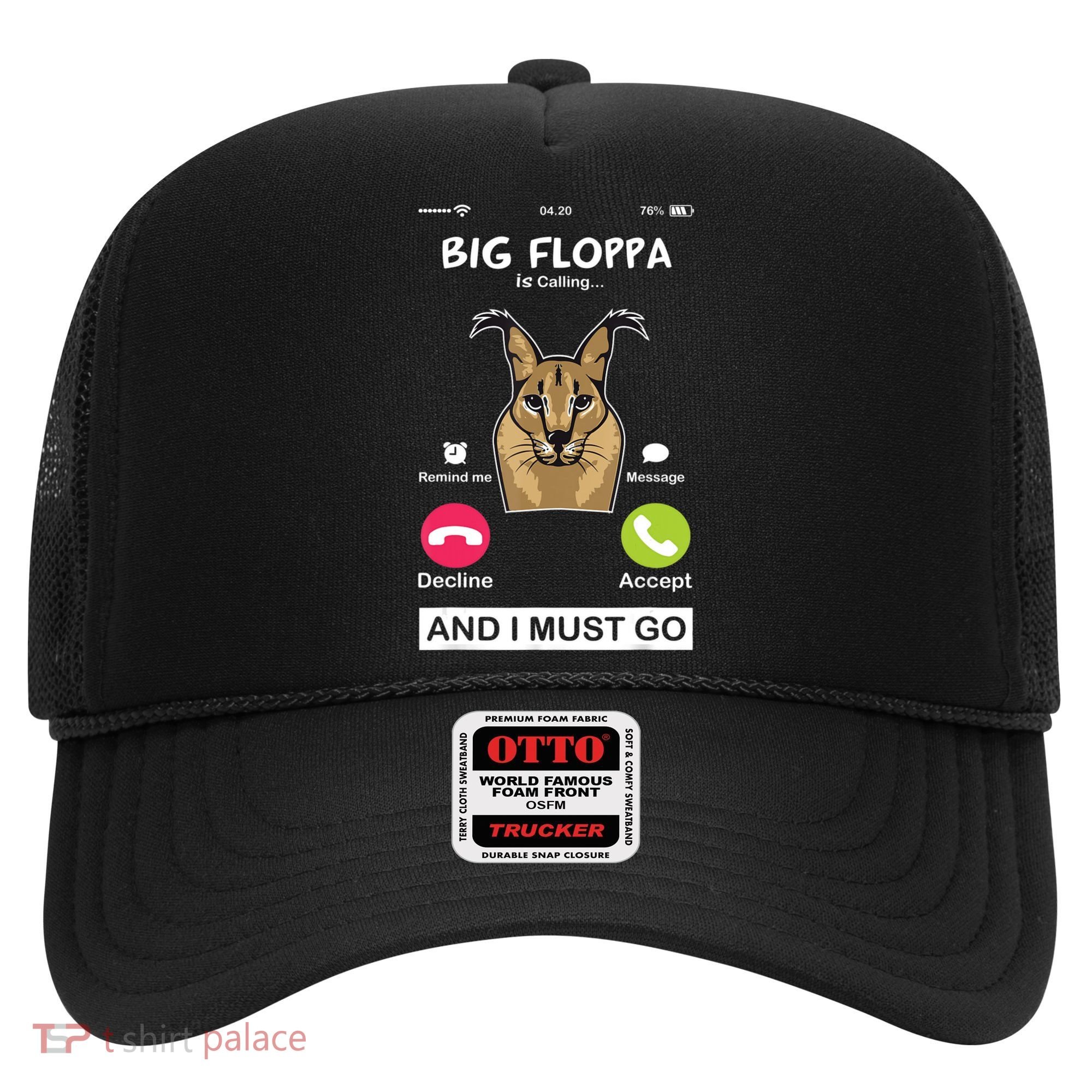 Big Floppa Is Calling Caracal Big Cat Floopa Memes Hat
