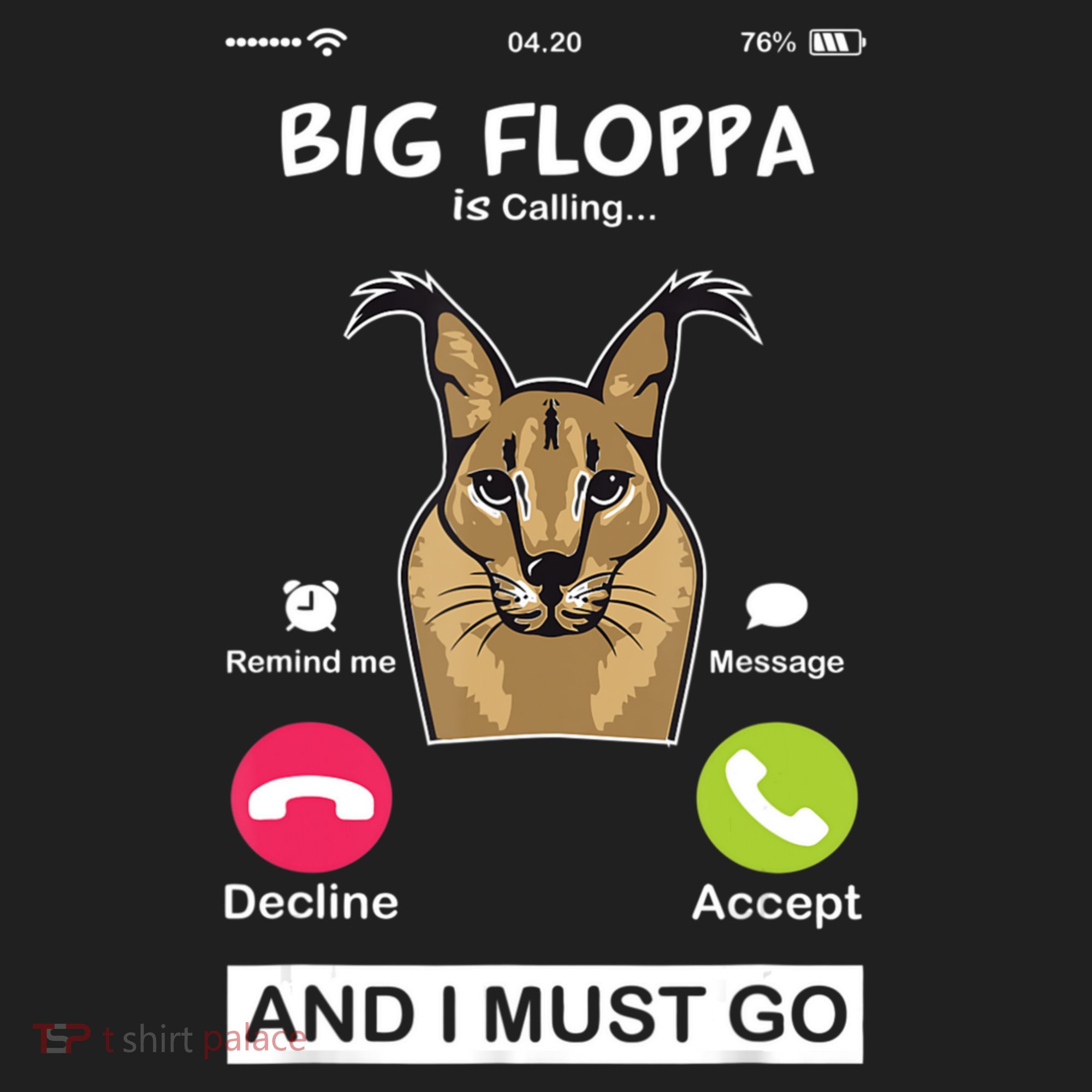 Big Floppa Is Calling Caracal Big Cat Floopa Memes Hat