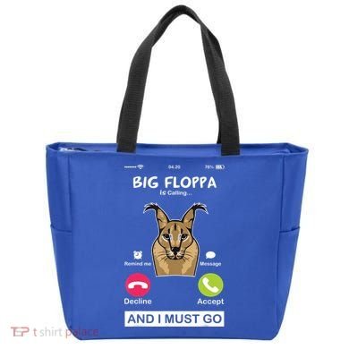 Big Floppa Is Calling Caracal Big Cat Floopa Memes Tote Bag