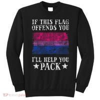 Bisexual Flag If This Offends You Bi Pride Lgbtq Sweatshirt thumb 0