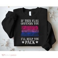 Bisexual Flag If This Offends You Bi Pride Lgbtq Sweatshirt thumb 2