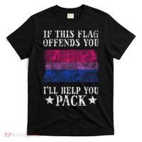 Bisexual Flag If This Offends You Bi Pride Lgbtq T-Shirt thumb 0
