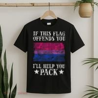 Bisexual Flag If This Offends You Bi Pride Lgbtq T-Shirt thumb 2