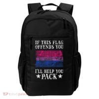 Bisexual Flag If This Offends You Bi Pride Lgbtq Backpack thumb 0