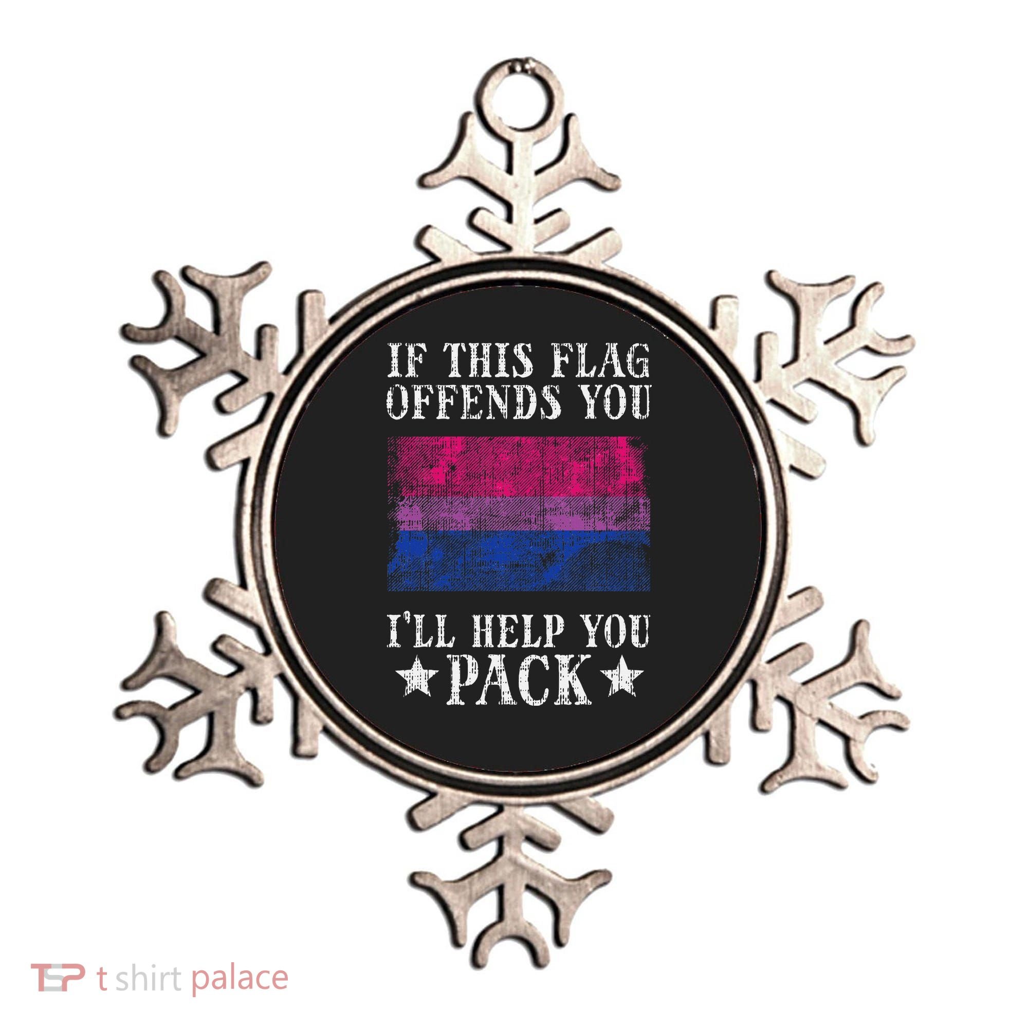 Bisexual Flag If This Offends You Bi Pride Lgbtq Ornament