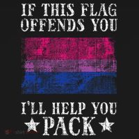 Bisexual Flag If This Offends You Bi Pride Lgbtq Ornament thumb 1