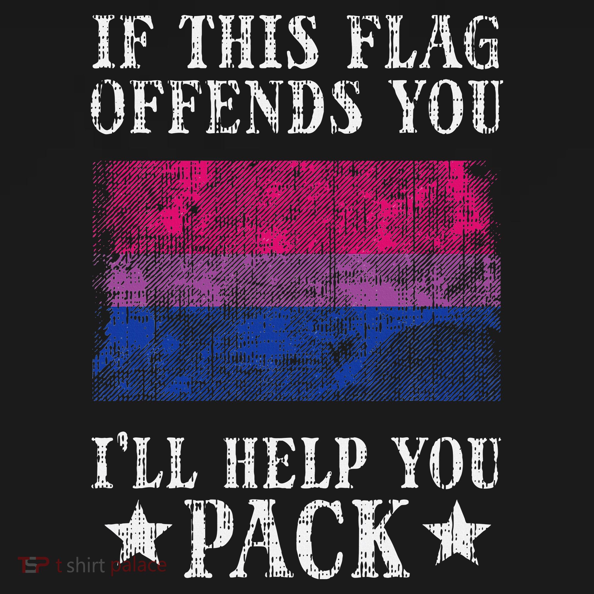 Bisexual Flag If This Offends You Bi Pride Lgbtq Women's Tank Top