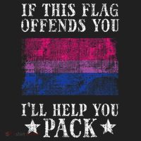 Bisexual Flag If This Offends You Bi Pride Lgbtq Hat thumb 2