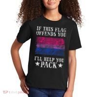 Bisexual Flag If This Offends You Bi Pride Lgbtq Kids T-Shirt thumb 2