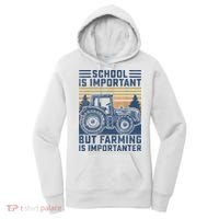 But Farming Is Importanter Farmer Tractor Funny Farm Boys Women's Hoodie thumb 0