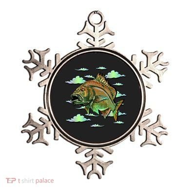 Bass Fishing Illustration River Hook Ornament