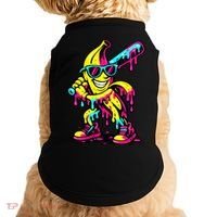 Banana Funny Ice Cream Drip Doggie Tank thumb 0