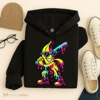 Banana Funny Ice Cream Drip Hoodie thumb 4