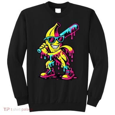Banana Funny Ice Cream Drip Sweatshirt