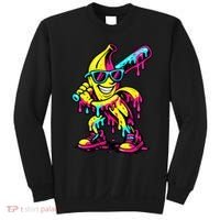 Banana Funny Ice Cream Drip Sweatshirt thumb 0