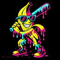 Banana Funny Ice Cream Drip Sweatshirt thumb 3