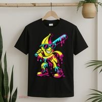 Banana Funny Ice Cream Drip T-Shirt thumb 2