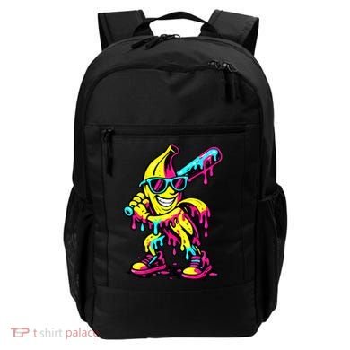 Banana Funny Ice Cream Drip Backpack