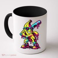 Banana Funny Ice Cream Drip Coffee Mug thumb 0
