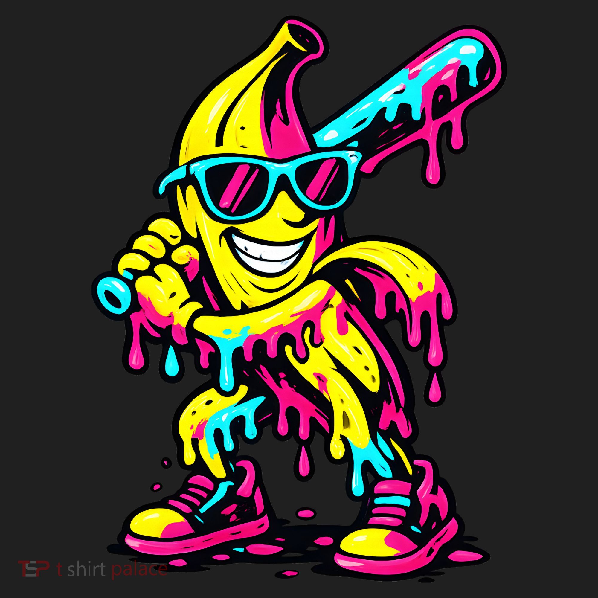 Banana Funny Ice Cream Drip Beanie