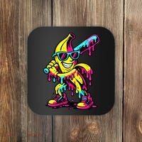 Banana Funny Ice Cream Drip Coaster thumb 0