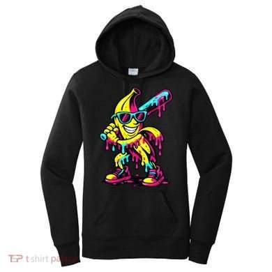Banana Funny Ice Cream Drip Women's Hoodie