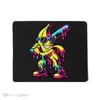 Banana Funny Ice Cream Drip Mousepad thumb 0