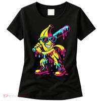 Banana Funny Ice Cream Drip Women's T-Shirt thumb 0